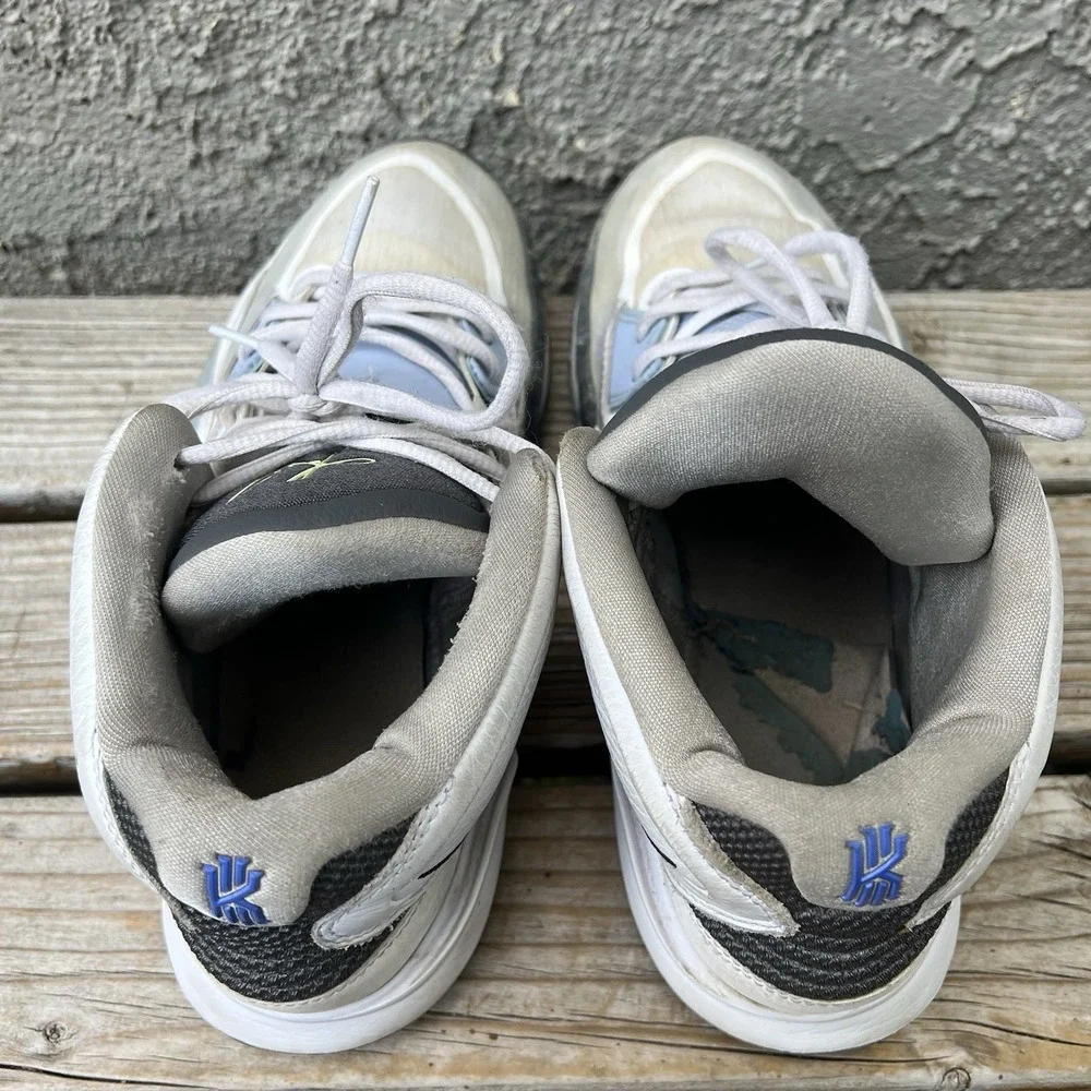 Nike Shoes Men Size 10 Kyrie Irving Infinity Basketball White Grey Blue